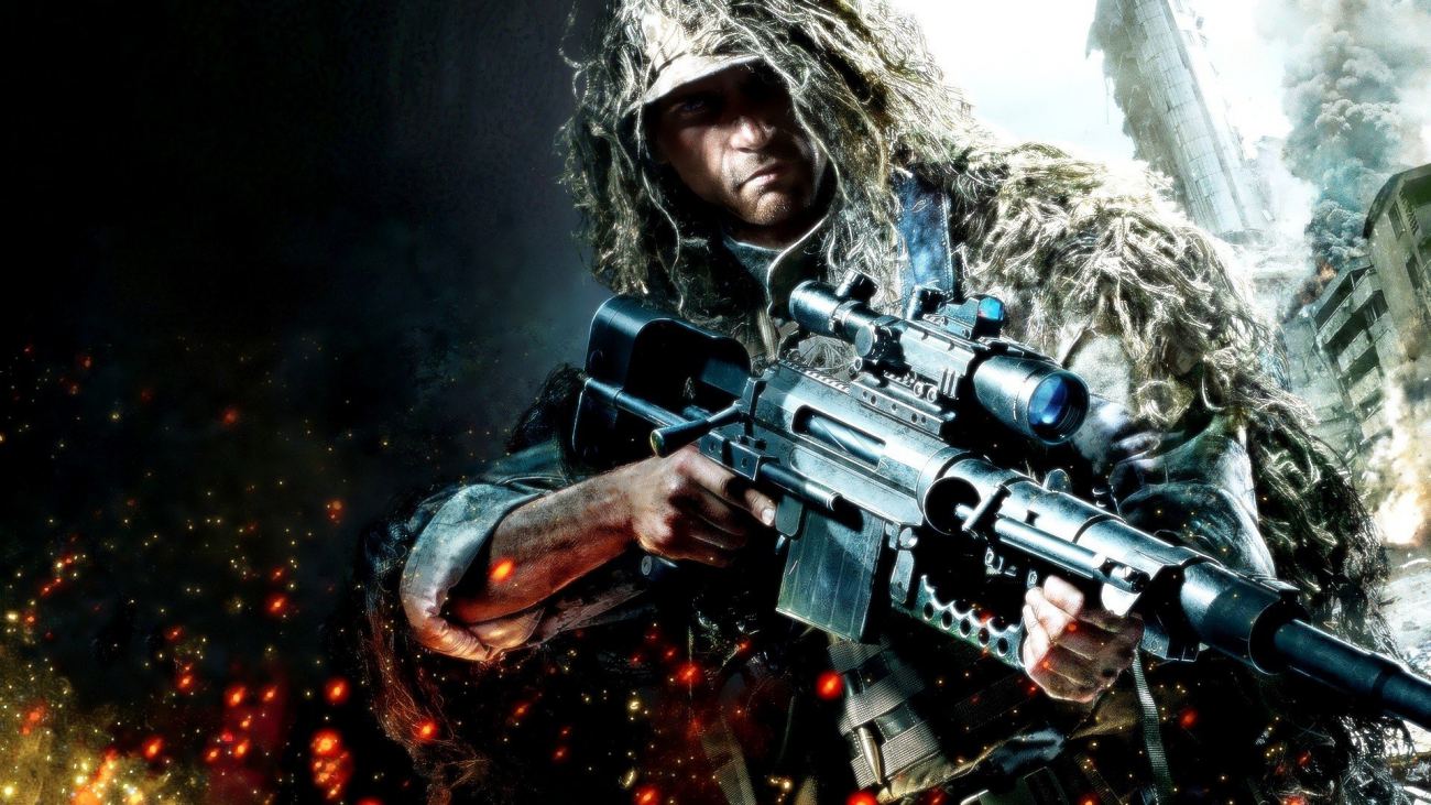 Military Rifles Soldiers PC Video Games Wallpaper